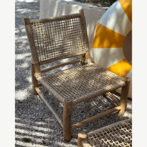 Fauteuil Teck et Corde