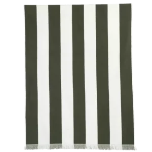 Serviette de plage en Coton Kaki Porto Haomy