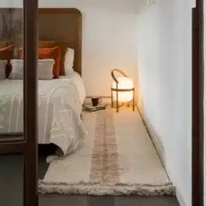 Tapis en Coton Lavable Réversible DUETTO Caramel - Lorena Canals