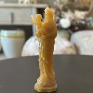 Vierge avec Enfant Vieille Cire