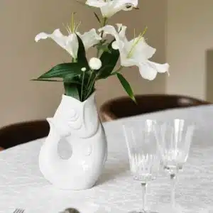 Carafe Glouglou de Charolles - Blanc Brillant