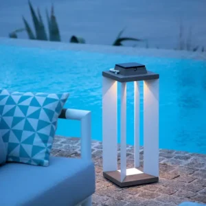 Lanterne Solaire Teckalu Blanc GM