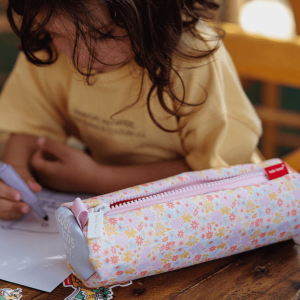 Trousse Scolaire Retro Flowers