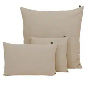 Housse de Coussin Lin et Coton Naturel FIGARI