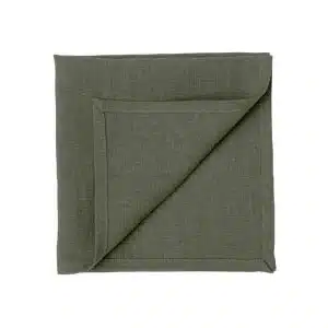 Serviette de Table Lin PISE Kaki