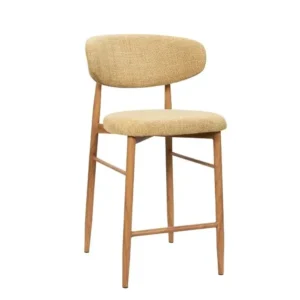 Tabouret bar georgia moutarde