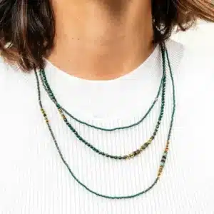 Bijou Blondie Dark Green 3 - Têtes Blondes