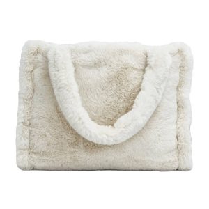 Sac Cabas Fausse Fourrure CHAMONIX Ivoire