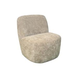 Fauteuil Velours Belle Rive Beige