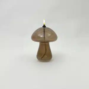 Lampe à Huile Champignon Bronze M