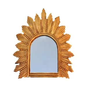 Petit Miroir à Suspendre Ex-Voto Rayons - Boncoeurs