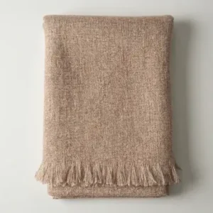 Plaid Alpag Noisette 130x180