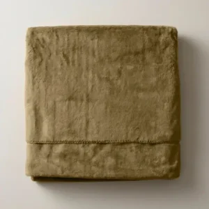 Plaid Doudou TANUKI / Couvre Lit Bronze - Vent du Sud