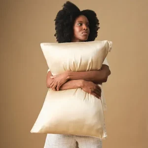 Taie d'oreiller Pure soie Champagne 51x76 - Emily's Pillow