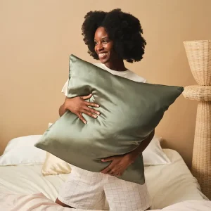 Taie d'oreiller Pure soie Sauge - Emily's Pillow