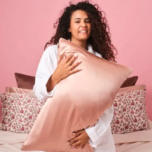 Taie d'oreiller Pure soie Vieux Rose 51x76 - Emily's Pillow
