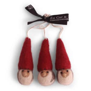 Gnomes de Noël en Laine