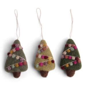 Mini Sapin de Noël en Laine