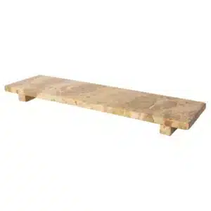 Planche en Marbre sur Pieds Beige 53x15