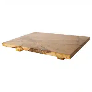 Planche en Marbre sur Pieds Brun 23x31