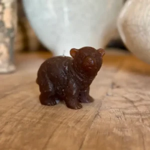 Bougie Ours Marron - La Ciergerie des Prémontrés