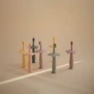 Brosse à Dents d'entraînement en Silicone - Mushie