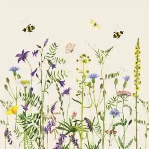 Serviettes en Papier Carrées à Motifs Champ d'été - IB Laursen