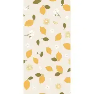 Serviettes en Papier à Motifs Citrons