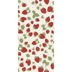 Serviettes en Papier à Motifs Fraises