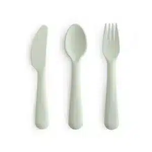 Set de Couverts en Silicone Sauge - Mushie