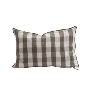 Coussin en Lin Vichy Cottage Terre - Maison de Vacances