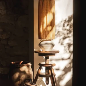 Lampe à Poser Lisette Jaune - Enamoura