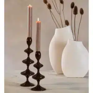 Bougeoir en Métal VIREEN Marron