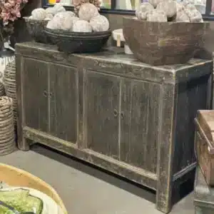 Buffet Chinois Antique Noir