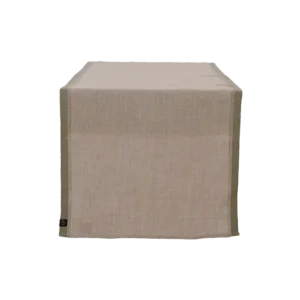 Chemin de Table Lin et Coton HAVANA Kaki - Haomy