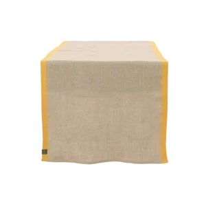 Chemin de Table Lin et Coton HAVANA Ocre - Haomy