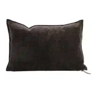 Coussin CHENILLE VISCONTI Brown Berry - Maison de Vacances