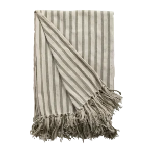 Fouta à Rayures Vert