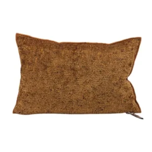 Coussin CHENILLE POLLOCK Méchée Ambre - Maison de Vacances