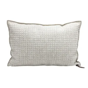 Coussin Extérieur JACQUARD BISTROT Off White - Maison de Vacances