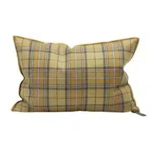 Coussin Toile de Laine HIGHLANDER Mellow Yellow - Maison de Vacances