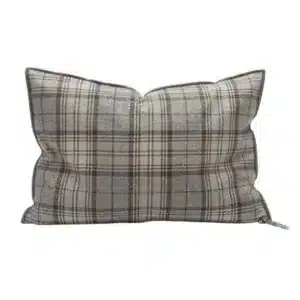 Coussin Toile de Laine HIGHLANDER Smog - Maison de Vacances