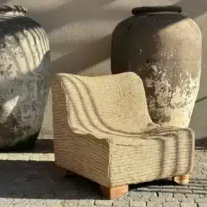 Fauteuil Teck et Fibres Végétales KODOK