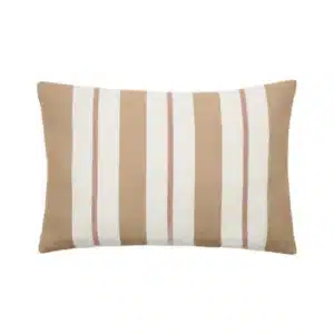 Housse de Coussin Lin et Coton JUNKO Chanvre 40x60 - Vent du Sud