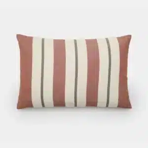 Housse de Coussin Lin et Coton JUNKO Terre Cuite - Vent du Sud