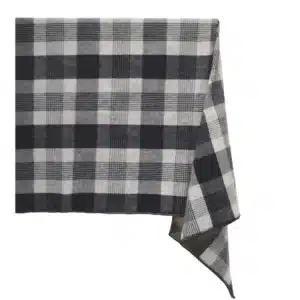 Nappe en Coton Enduit NESS Caviar - Vent du Sud