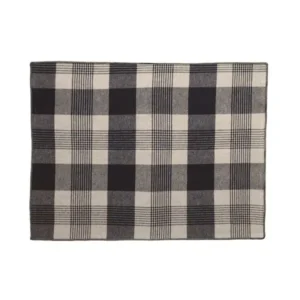 Set de Table Coton Enduit NESS Caviar - Vent du Sud