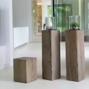 Tabouret / Colonne en Bois