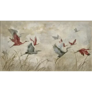 Toile Garzas Volando 200x100 - Alfonz