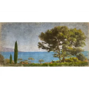 Toile Paysage Azuréen 200x100 - Alfonz